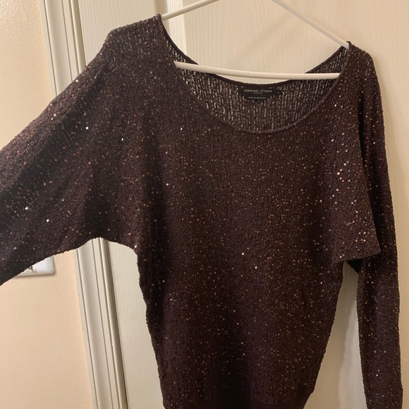 Adrienne Vittadini 100% silk Shirt, sz L,NWT $278 - Picture 2 of 8